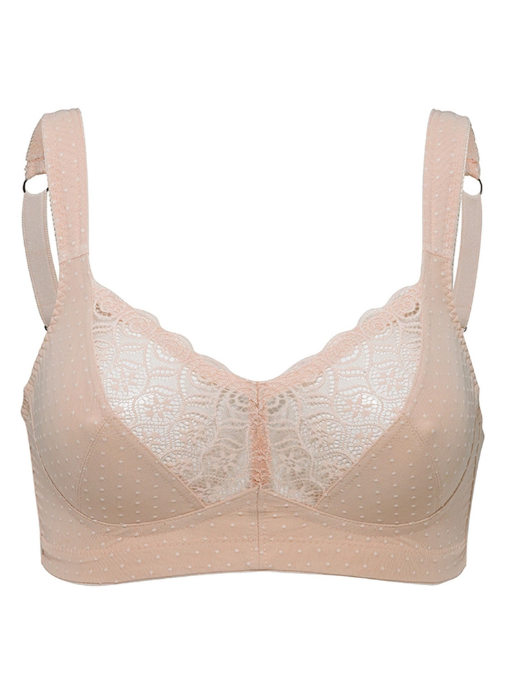 Wellness Dots BH utan bygel, organic cotton