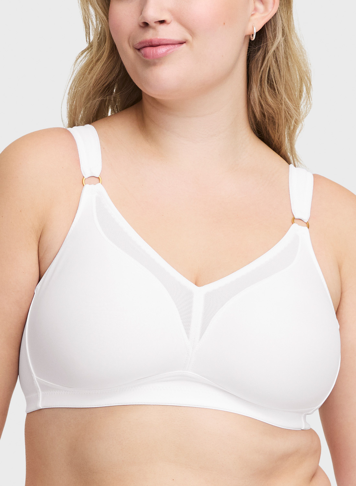 True Curves Soft Bra Coolmax Moulded Cups, Beige | Swegmark - Swegmark