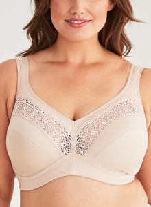 Cotton Star Soft Bra, Beige | Swegmark - Swegmark